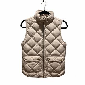 J. Crew Puffer vest with snap pockets XS